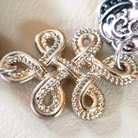 Hand Crafted Repurposed Vintage Assemblage Charm Bracelet NWT - Picture 9 of 16